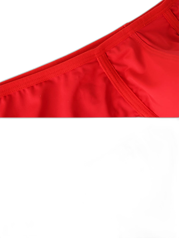 2 Pack Men's 3D Pouch Low-Rise Slim-Fit Trunks