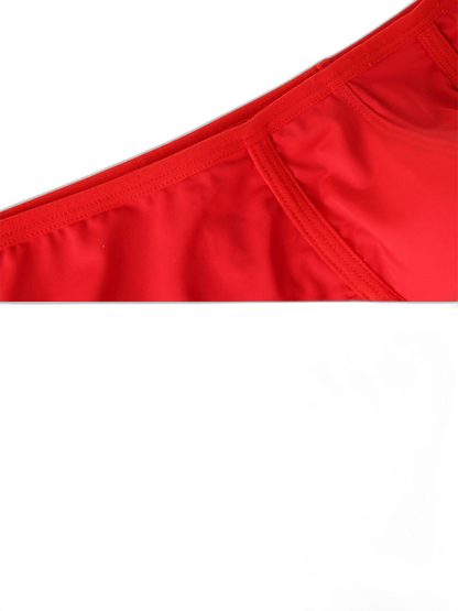 2 Pack Men's 3D Pouch Low-Rise Slim-Fit Trunks