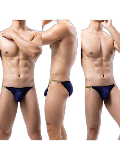 3 Pack Men's Sexy Low-Rise Hip-Lifting Briefs