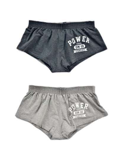2-pack Men's DM Printed Lettering Low Waist Sexy Cotton Boxer Shorts