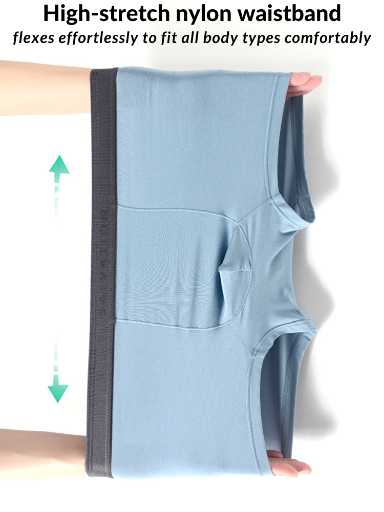 2 Pack Men's Anti-Bacterial Modal Trunks