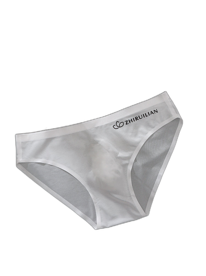 3 Pack Men's Ultra-Thin Seamless Ice Silk Cool-Touch Briefs