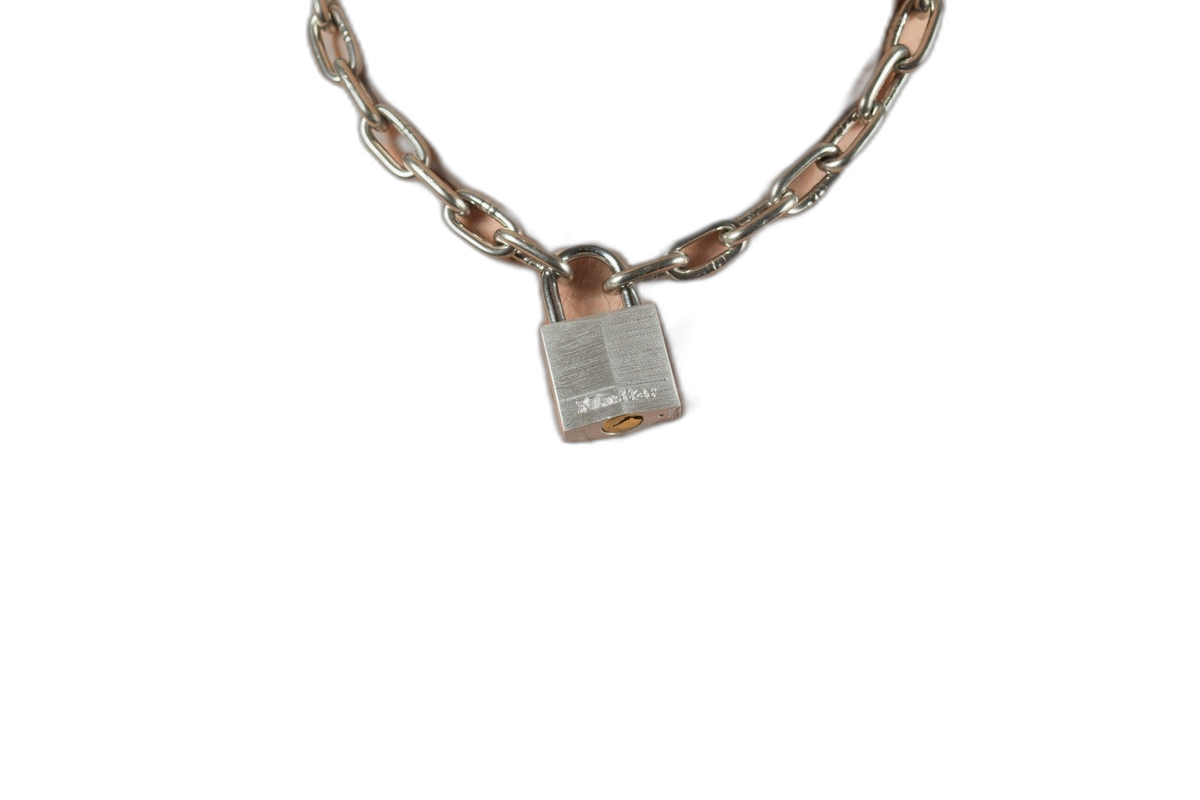 ruff GEAR Pitbull Chain 4mm with 30mm Master Lock