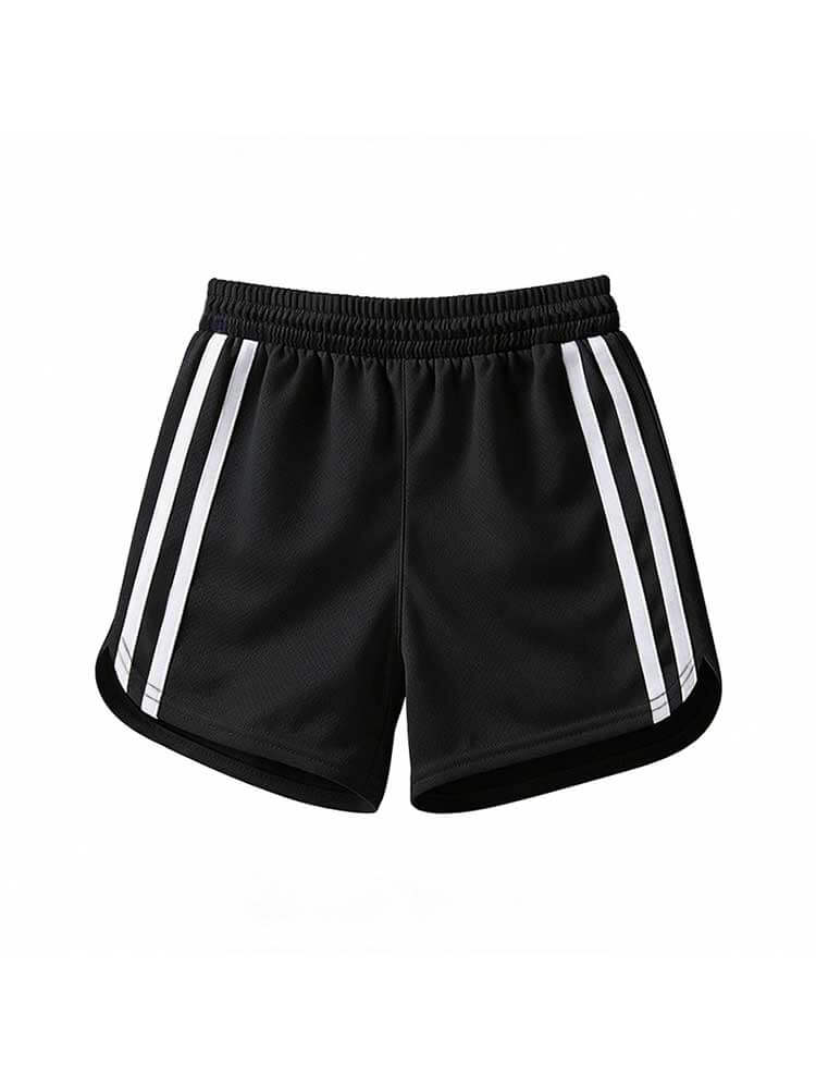 Men's Striped Casual Straight-Leg Board Shorts