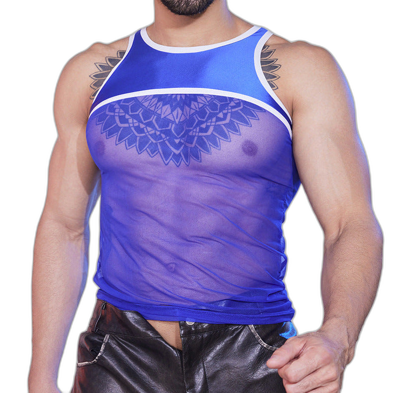 Sheer Tank Mesh Top