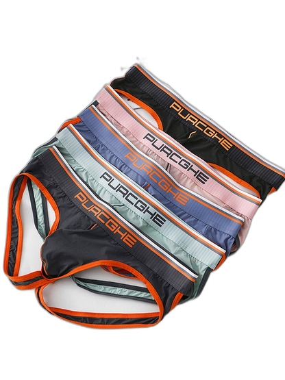 3 Pack Men's Low-Rise Ice Silk Jockstrap