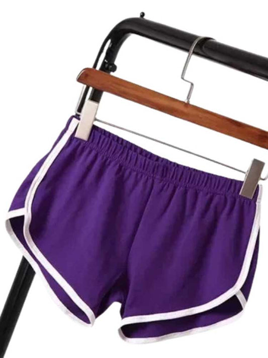 Sexy Solid Color Fashion Yoga Shorts
