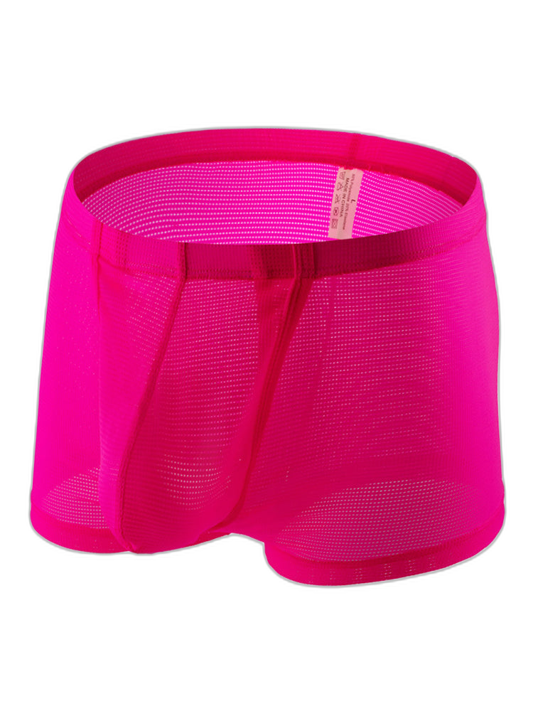 Men's Big Pouch U-convex Trunks with Fly