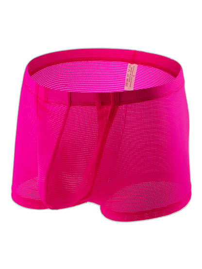 Men's Big Pouch U-convex Trunks with Fly