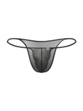 Men's Sexy Low-Rise Prominent Pouch Thong