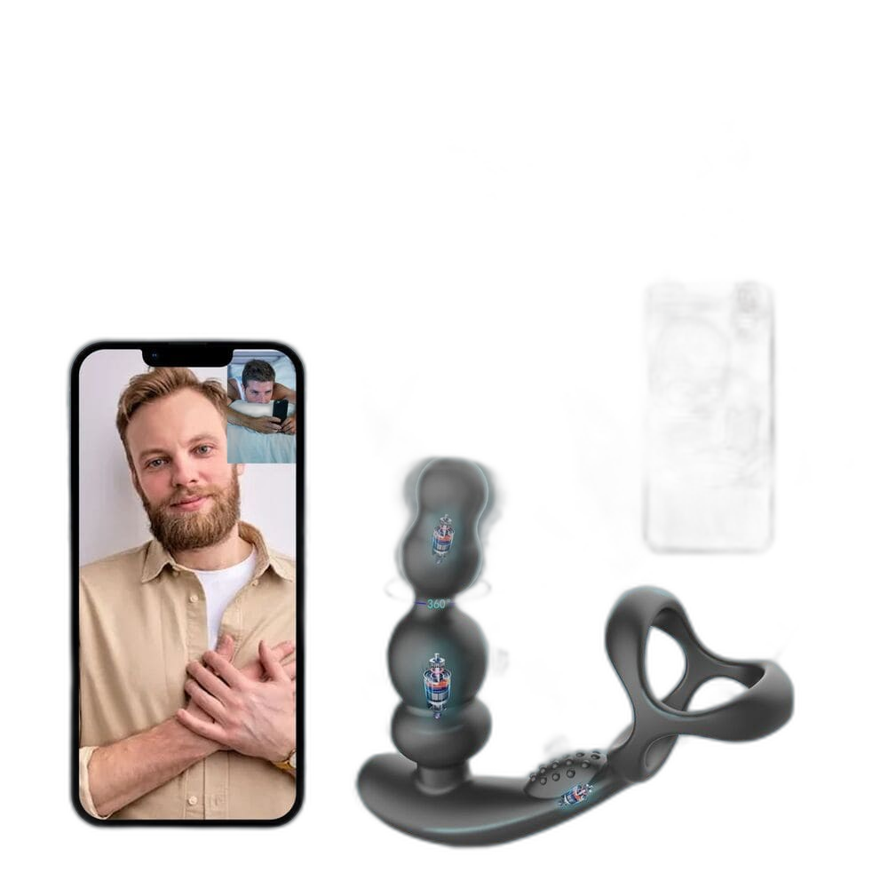 SeaDragon - App-Controlled Silicone Rotating Prostate Massage with Cock Ring