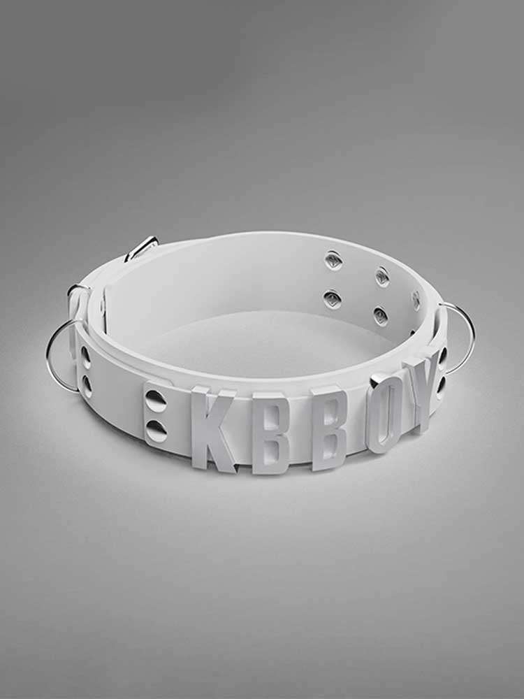 Unisex Custom Letter Silicone Choker Collar