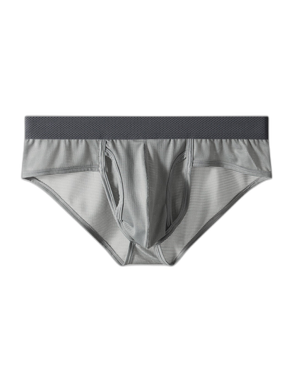 3 Pack Men's Ultra-Soft Breathable Mesh Ice Silk Briefs