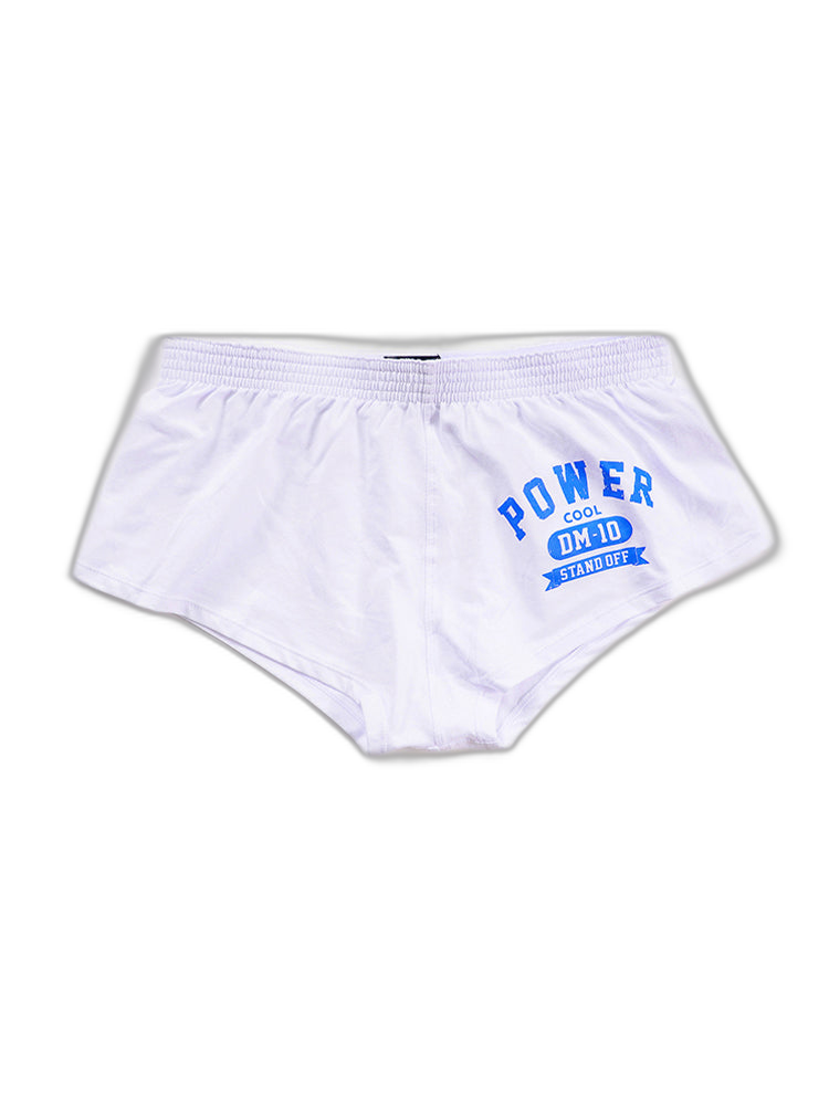 2-pack Men's DM Printed Lettering Low Waist Sexy Cotton Boxer Shorts