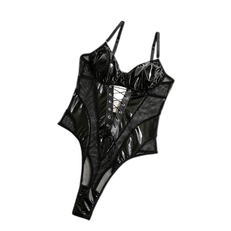 Femme Fierce Choker Mesh Bodysuit