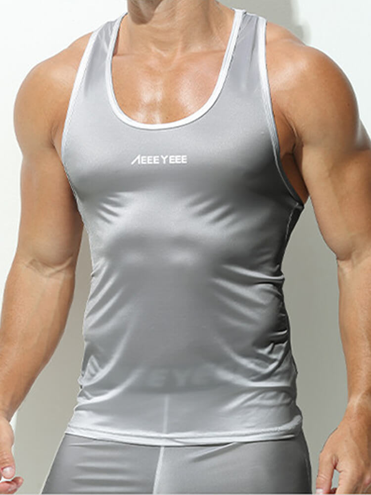Men's Casual Sports Fitness Ultra-thin Sleeveless Vest Shorts