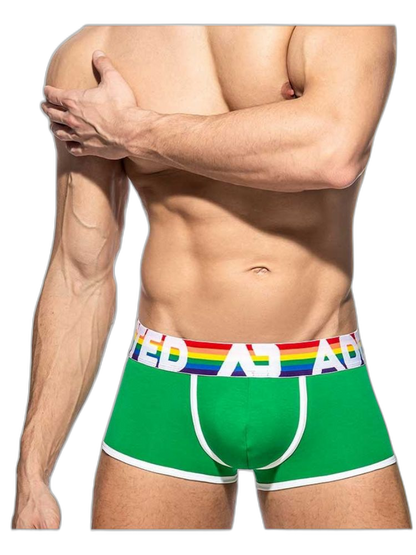 2 Pack Men’s Large Pouch Rainbow Trunks