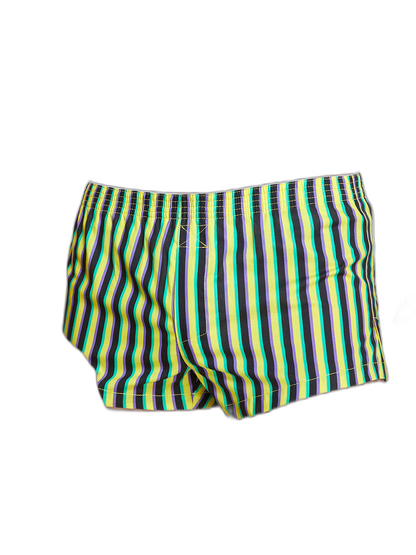 Men's Color Stripes Boxers With Fly