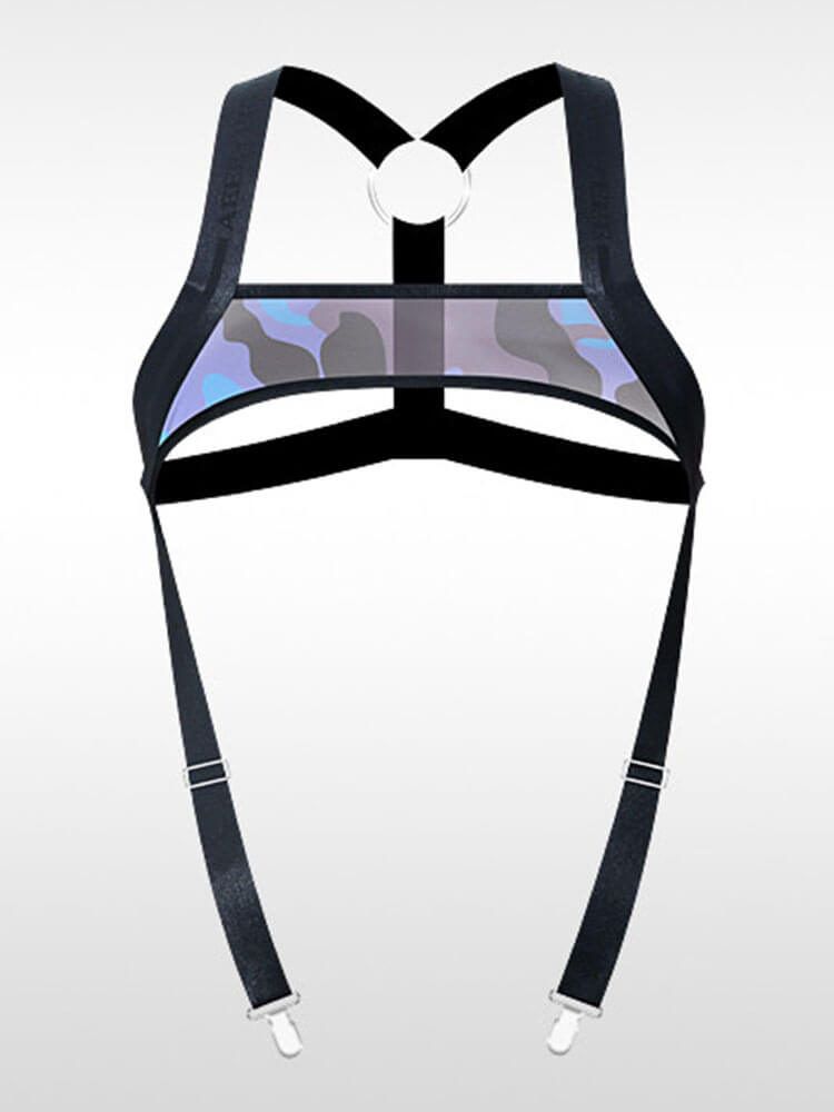 Men's Low-Rise Camouflage Harness Briefs Set