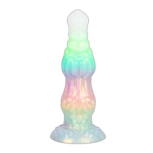 WistKnot – Glow-in-the-Dark Vibrating Dildo with Dog Knot Design