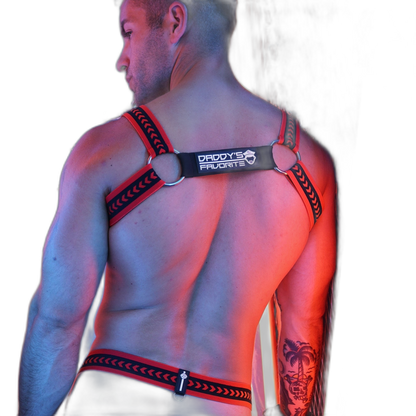 Breedwell Daddys Favourite Bulldog Harness Red