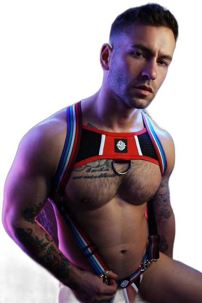 Breedwell Retro Remix Harness Red