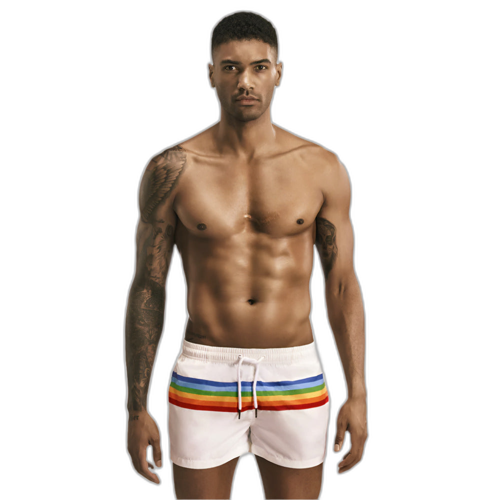 Striped Casual Swim Shorts