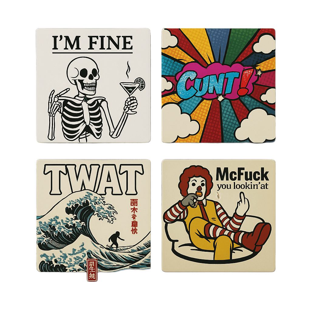 Be Kind or Fuck off | Mischievous Magnet | 5cm x 5cm
