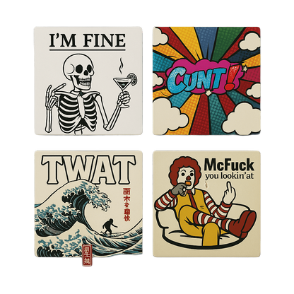 Be Kind or Fuck off | Mischievous Magnet | 5cm x 5cm