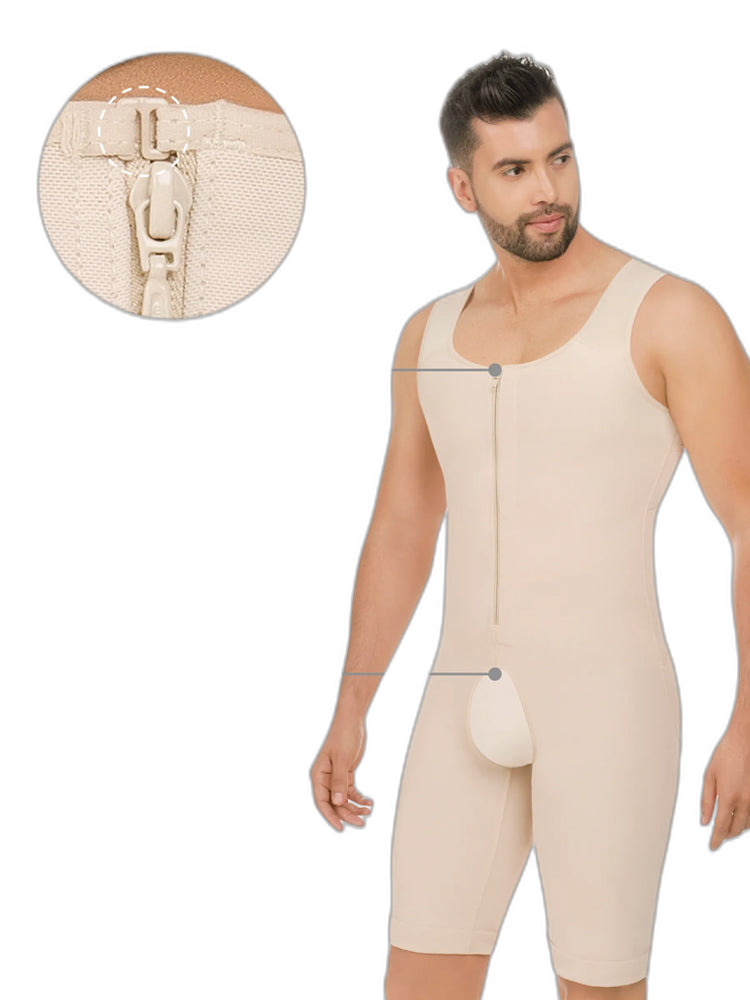 Men’s Abdomen Body Shaper Legs Control Bodysuit
