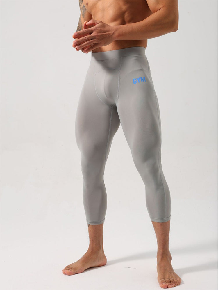 Men's Super Stretch Quick-drying Cropped Leggings