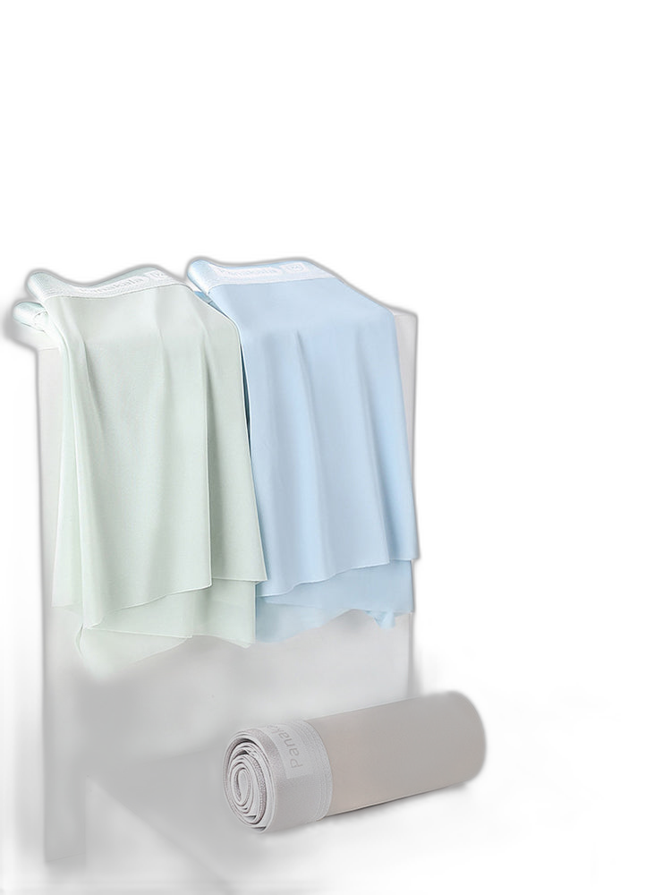 4 Pack Men's Breathable Ice Silk Antibacterial Sports Trunks