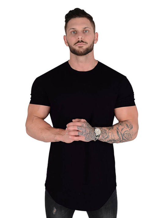 Men's Athletic Casual Crew Neck Base Layer T-shirt