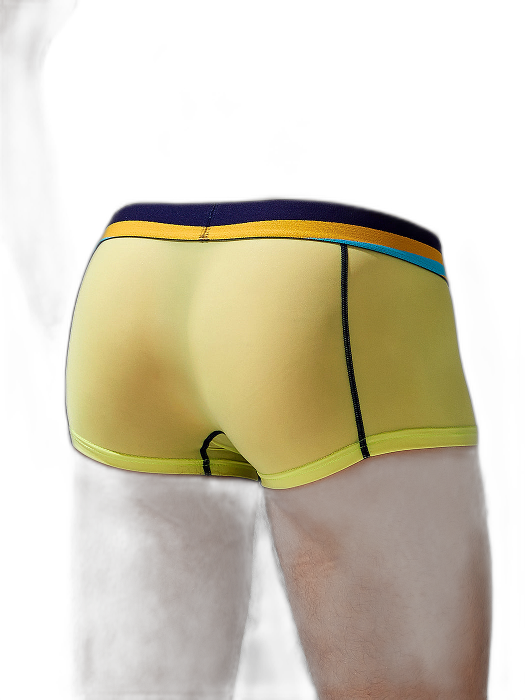 Men's Sport Splicing Lines Trunks