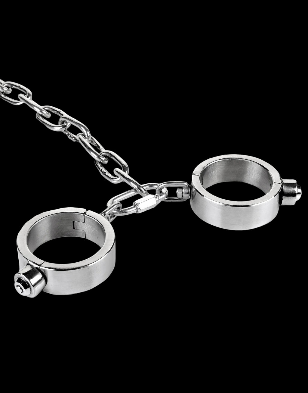 Stainless Steel Neck and Wrist Restraints (Push-Button Lock)