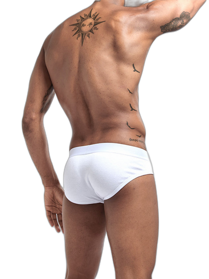 2 Pack Men's Sexy Cotton Support Contour Pouch Briefs