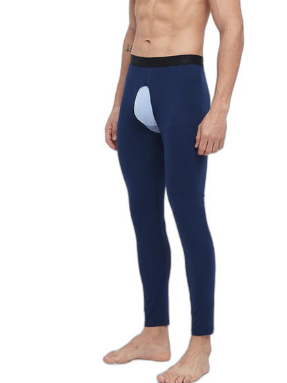 Men's Pure Cotton Open Crotch Breathable Warm Pants
