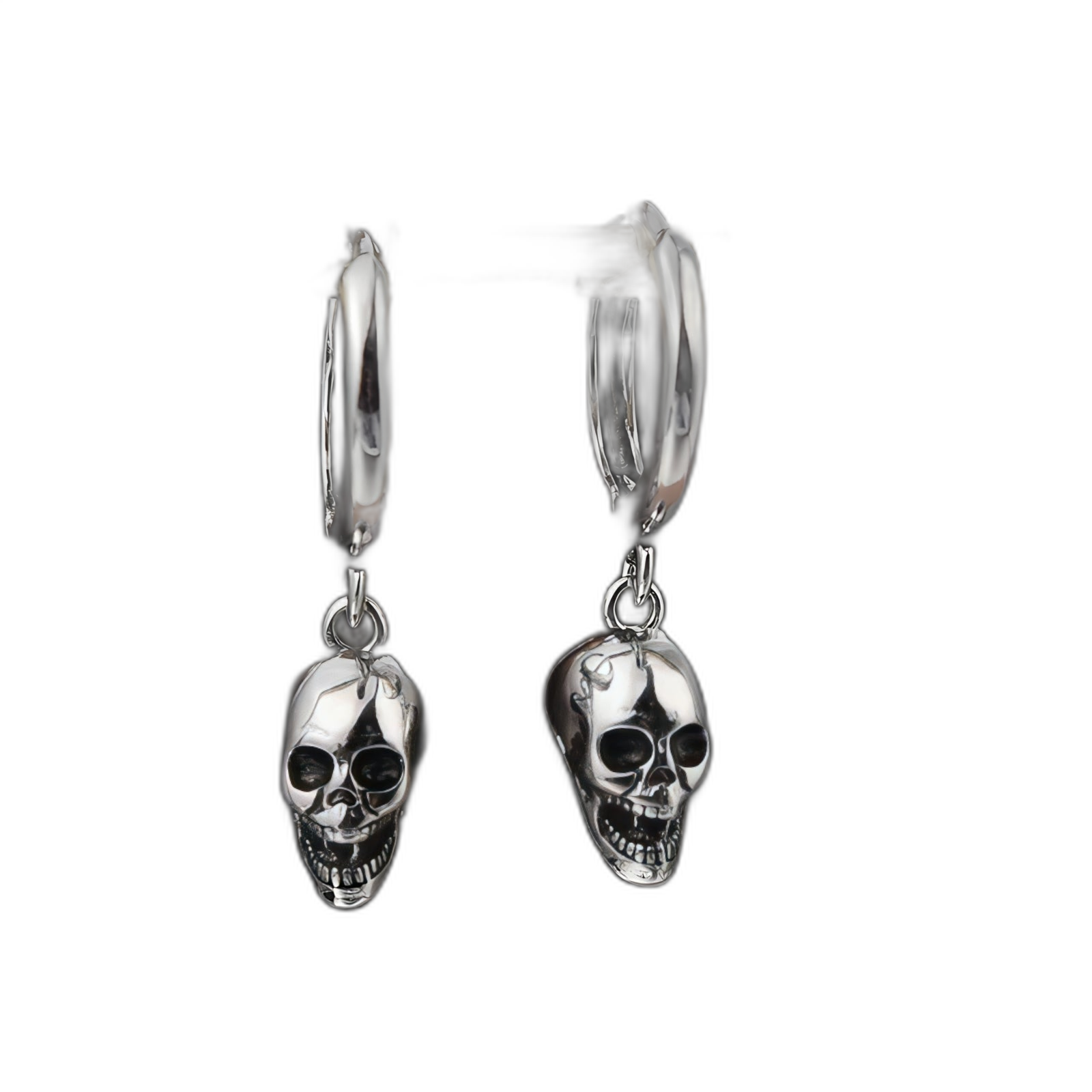 Death Hoop Earrings