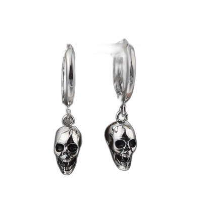 Death Hoop Earrings