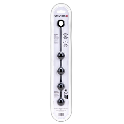 Prowler RED Silicone Anal Beads Black Small