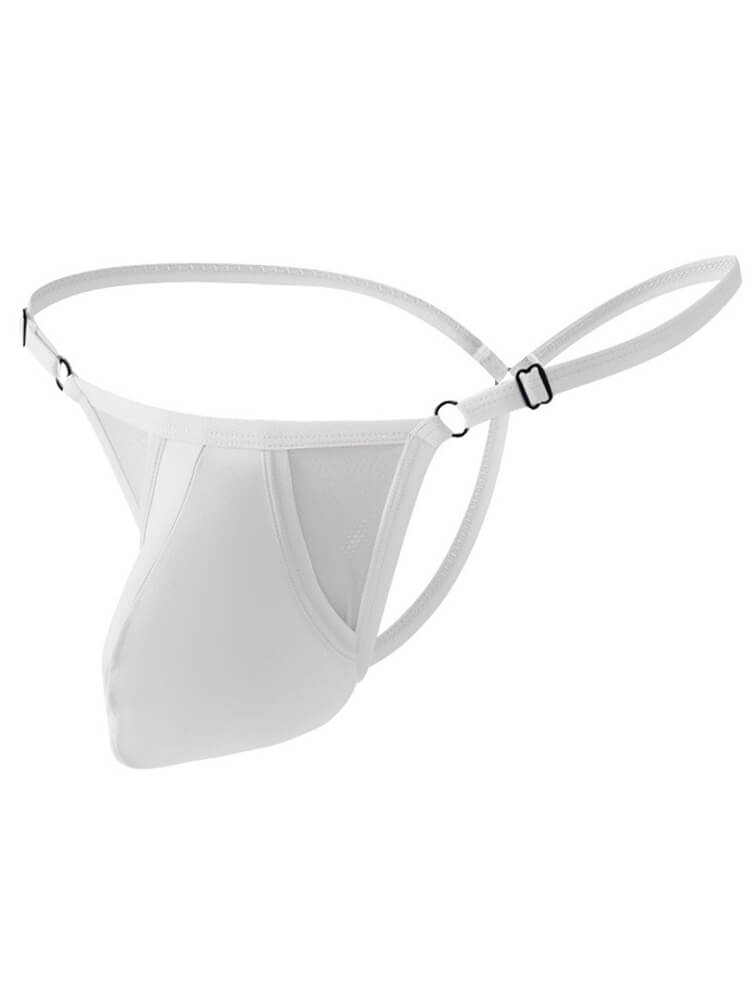 Men's Sexy Adjustable Thin-Strap Ice Silk Thong