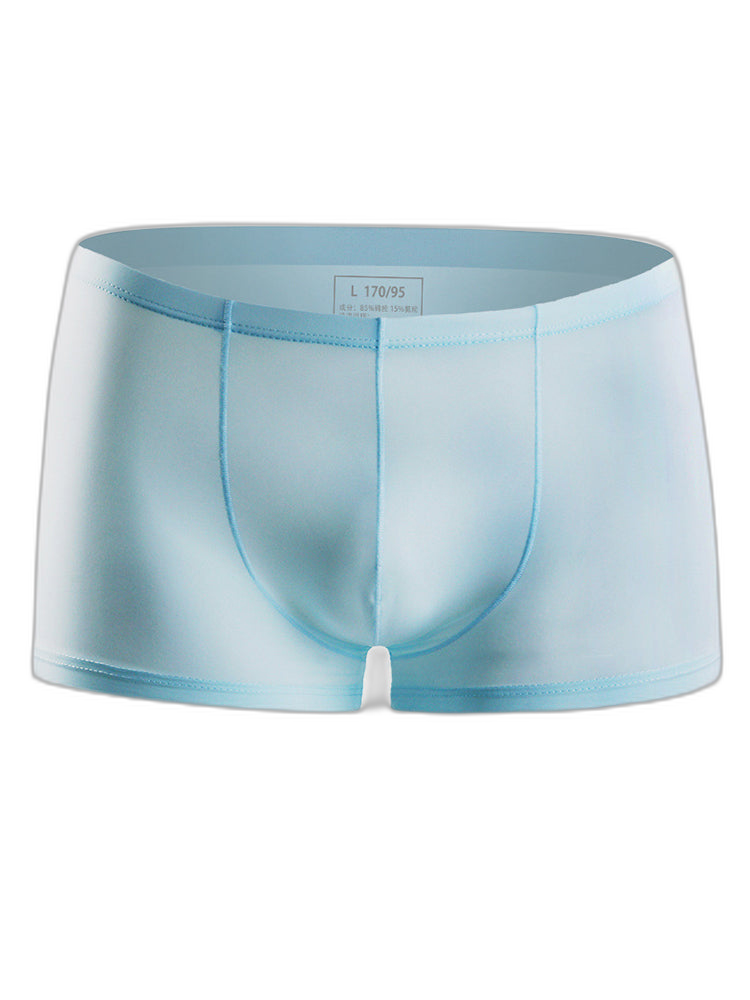 4 Pack Cooling Silk Bulge Pouch Men's Underwear