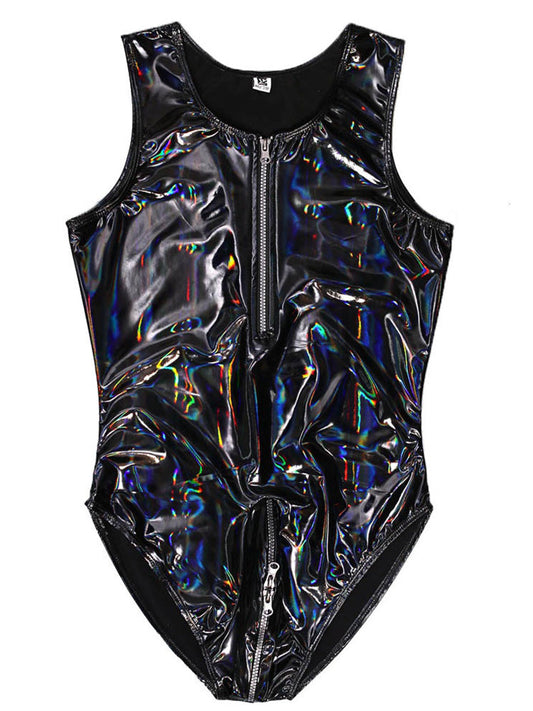 Men's Sexy Triangle Vest Bodysuit