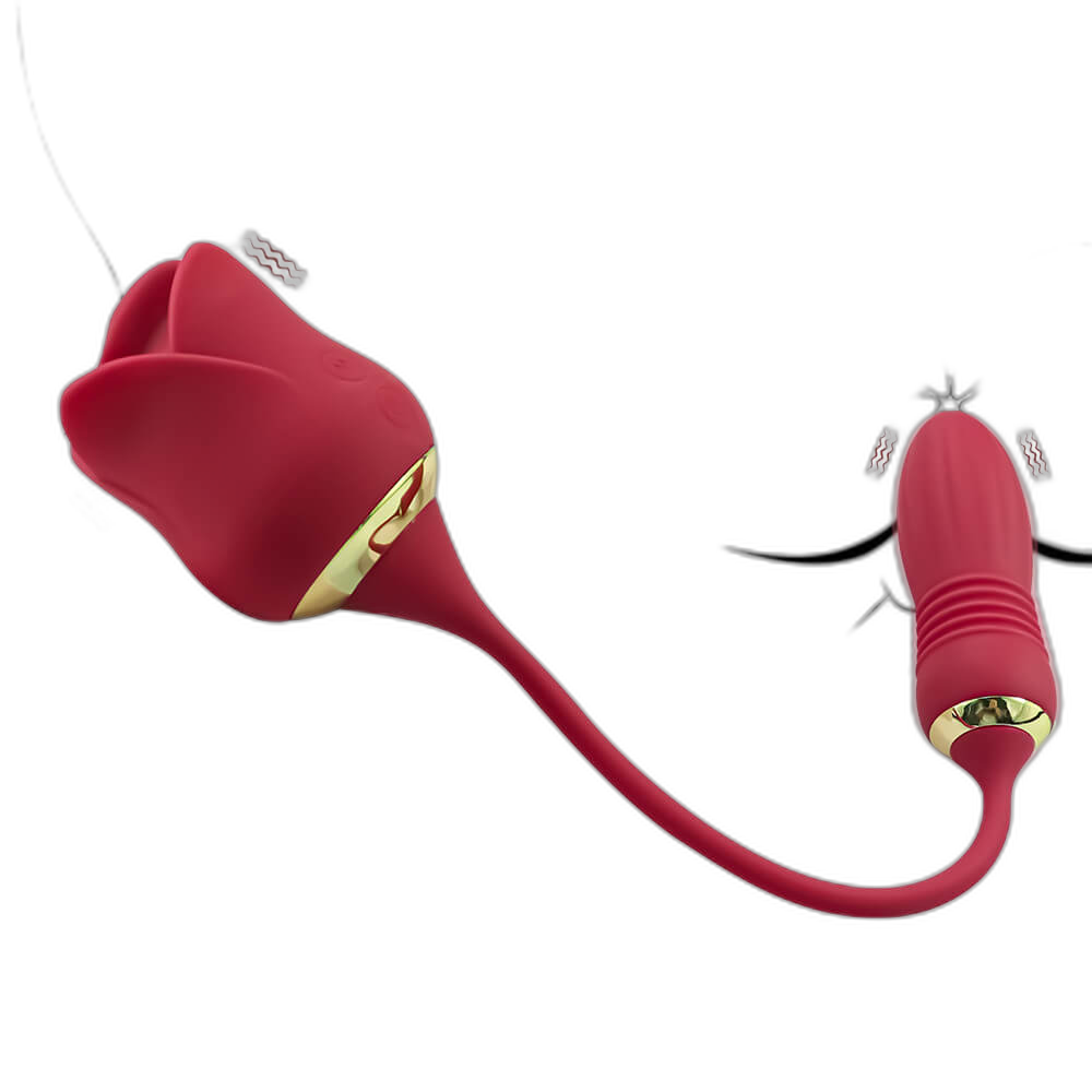 Rosea - Tongue Vibrator & Bullet Vibrator