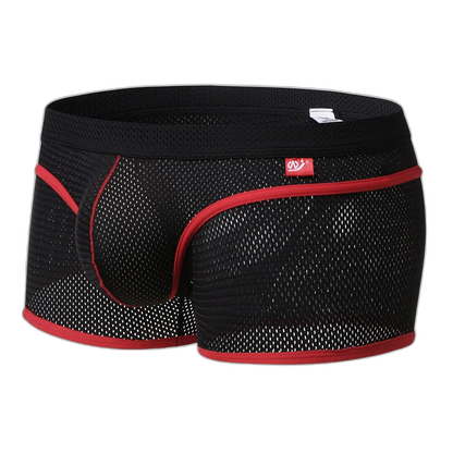 2 Pack Breathable Mesh Lightweight Summer Men's Boxer Briefs