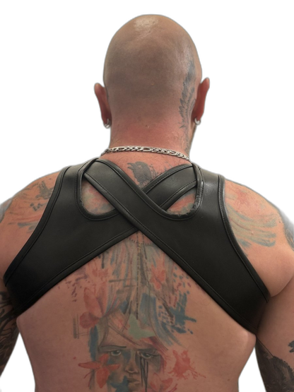 MSTER Leather Harness Black