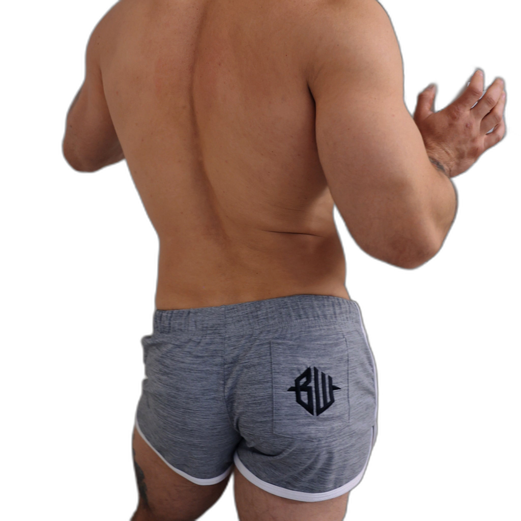 Breedwell Retro Remix Shorts Heather Grey