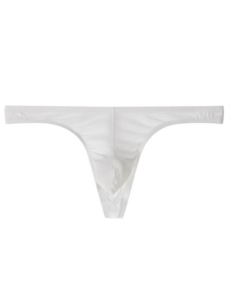 Men's Sexy Elephant Trunk Pouch Solid Color Thong