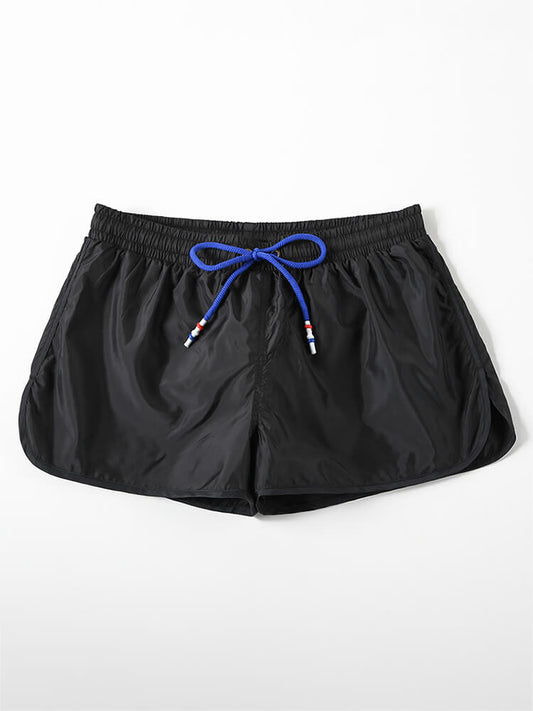 Men's Quick-Dry Loose-Fit Drawstring Swim Trunks