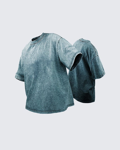 Distressed Short Sleeve T-shirt